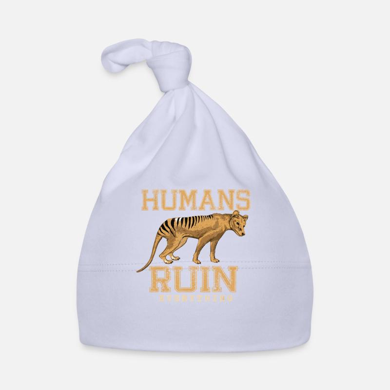 Humans Ruin Everything - Bonnet bio Bébé - ciel