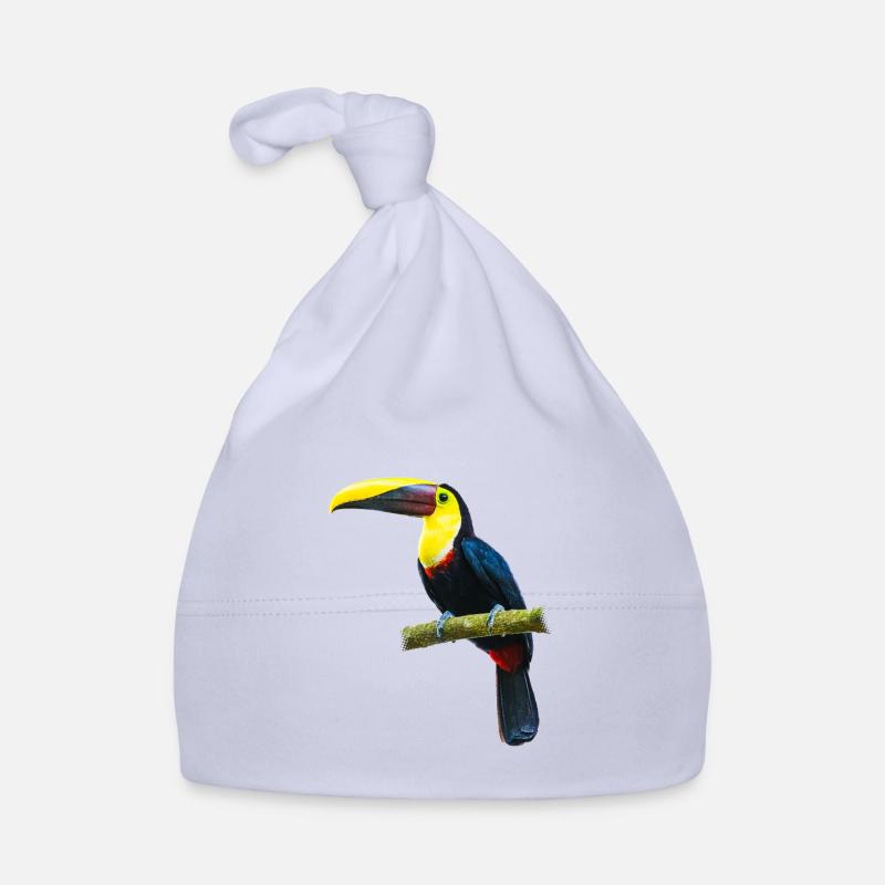 Toucan on a Branch Organic Baby Cap