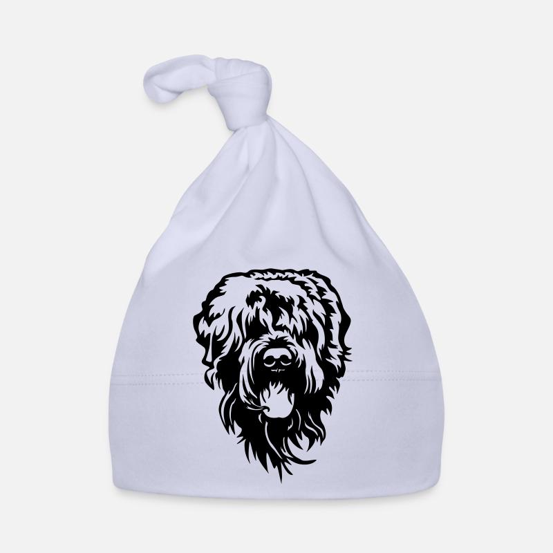 Russian Terrier Head Organic Baby Cap
