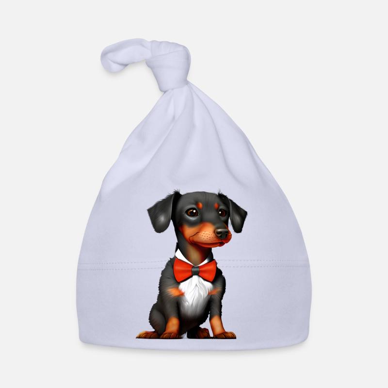 Chien teckel Chiens avec costume Chiot teckel Bonnet bio Bébé