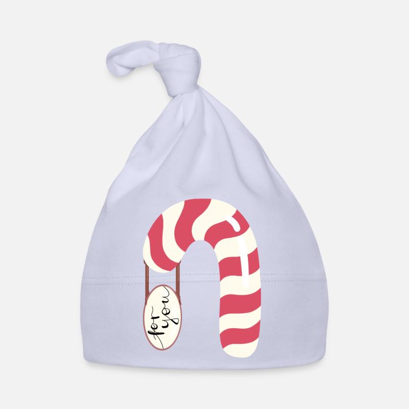 Candy cane - for you Baby Bio-Mütze