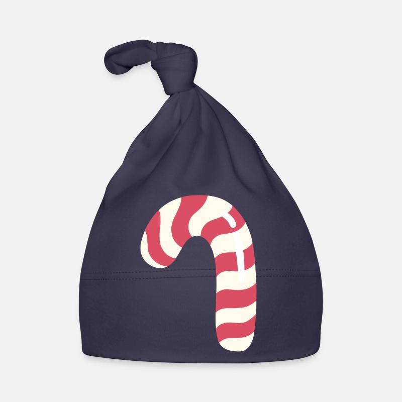 Candy cane Organic Baby Cap