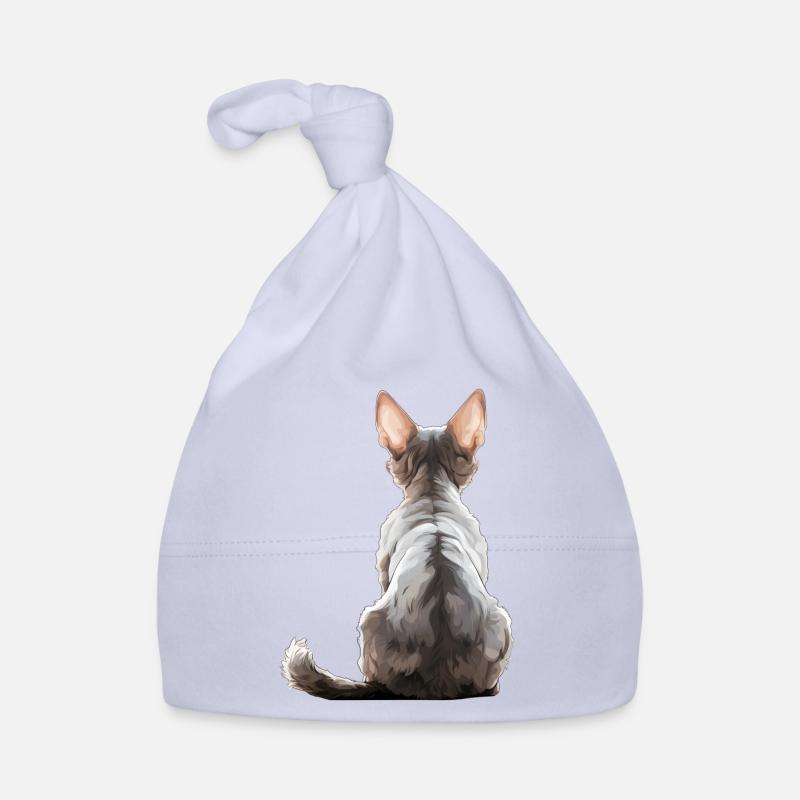 Devon Rex Katze Baby Bio-Mütze