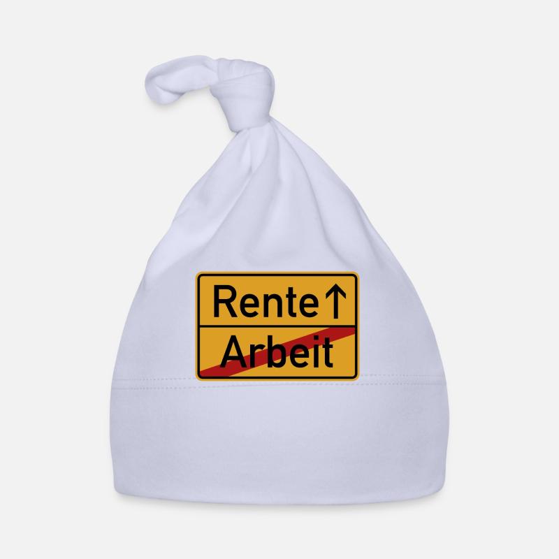 Rente - Rentner Ruhestand Pension Baby Bio-Mütze