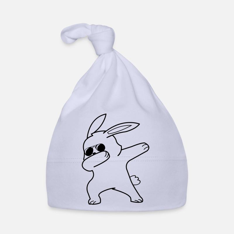 dabbing rabbit Baby Bio-Mütze