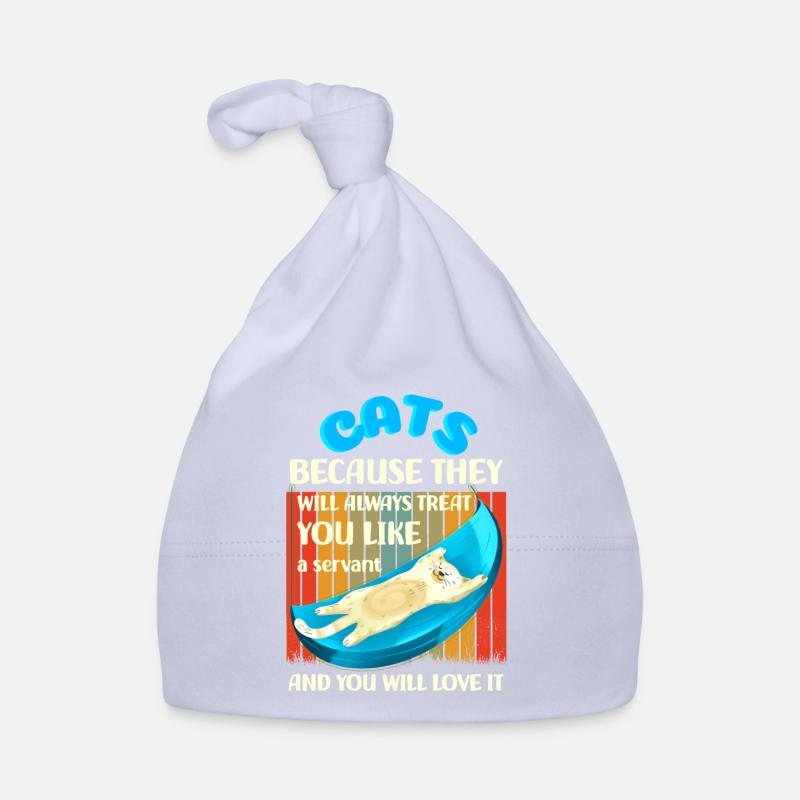 Des chats parce qu’ils vous traiteront comme un serviteur Bonnet bio Bébé