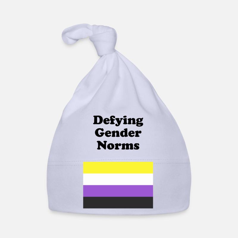Non Binary Flag Defying Gender Norms Organic Baby Cap