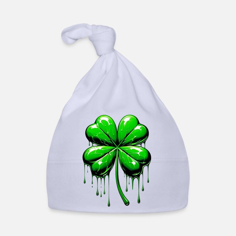 Four-leaf clover Organic Baby Cap