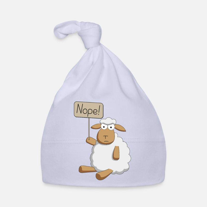 Non! - moutons protestataires Bonnet bio Bébé