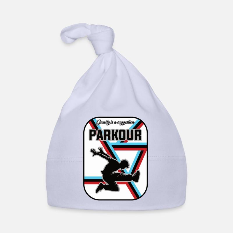 Conception de parkour – La gravité est une suggestion Bonnet bio Bébé