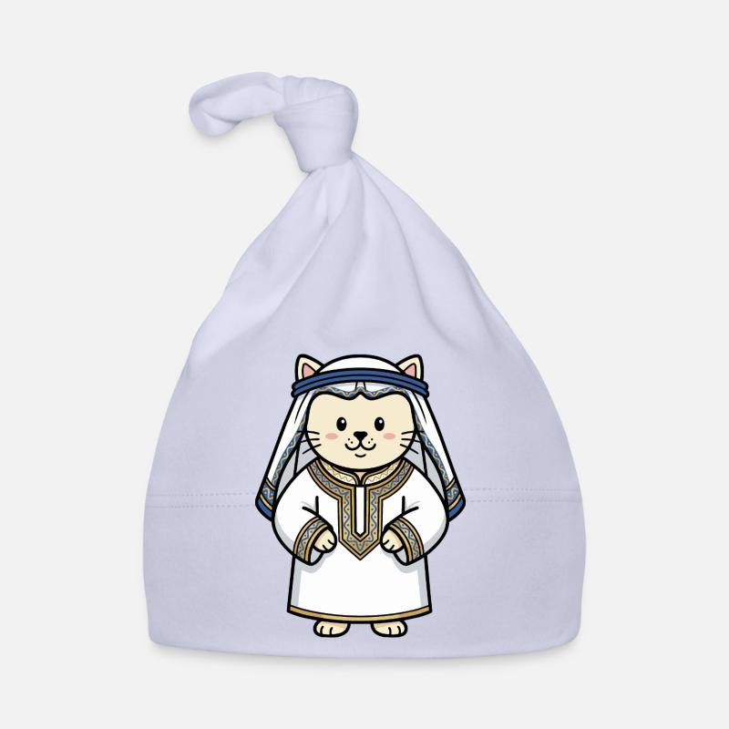 cat arab Organic Baby Cap