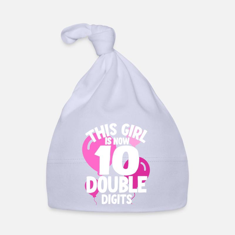 Fille du 10e anniversaire Bonnet bio Bébé