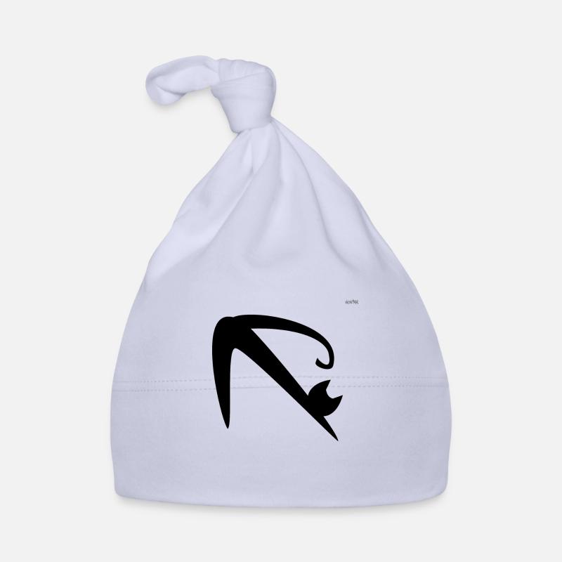 Black cat #2 Organic Baby Cap