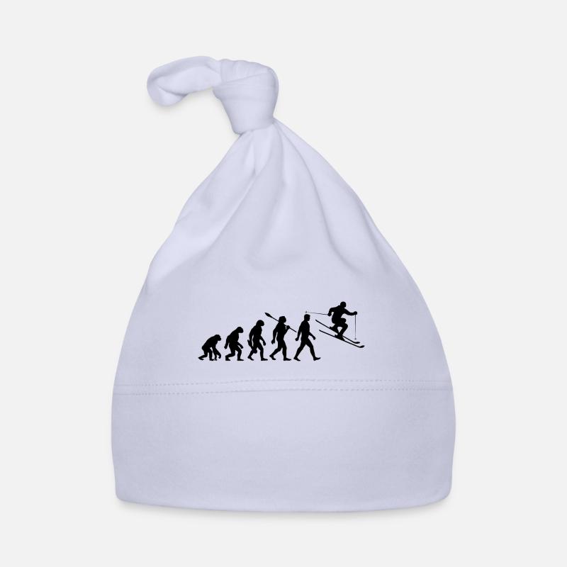 Evolution - Ski - Ski - Sports d’hiver - Bonnet bio Bébé - ciel