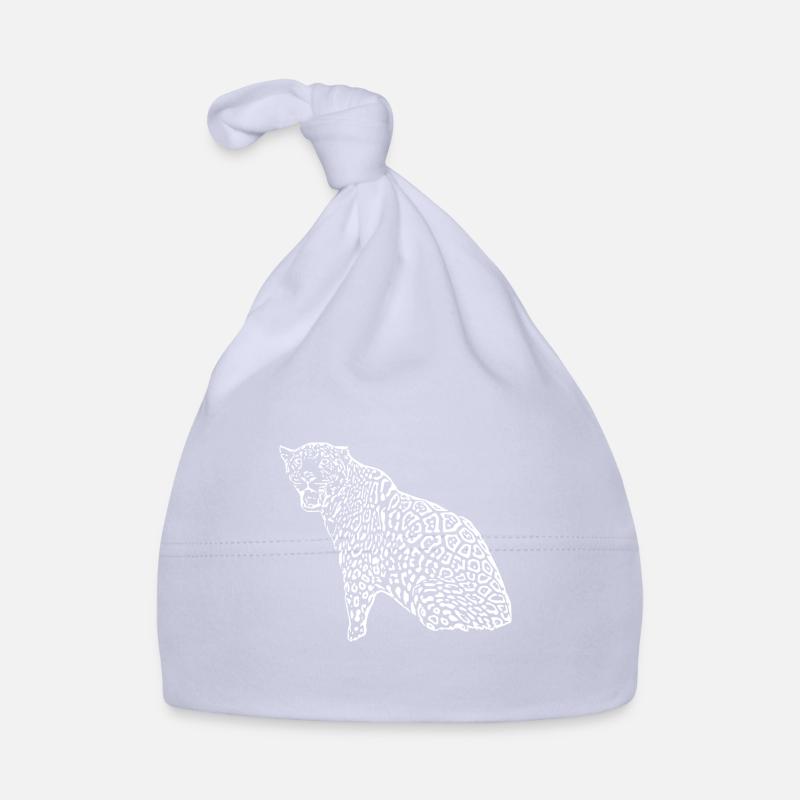 Noir léopard Bonnet bio Bébé