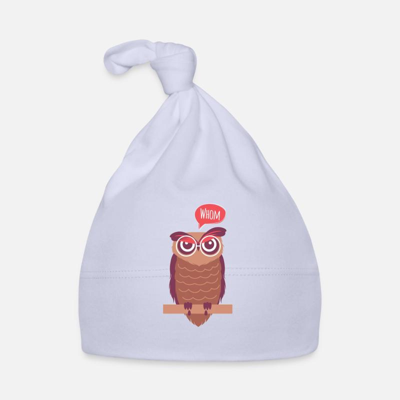 Englischlehrer Englischlehrerin Grammatik Eule Baby Bio-Mütze