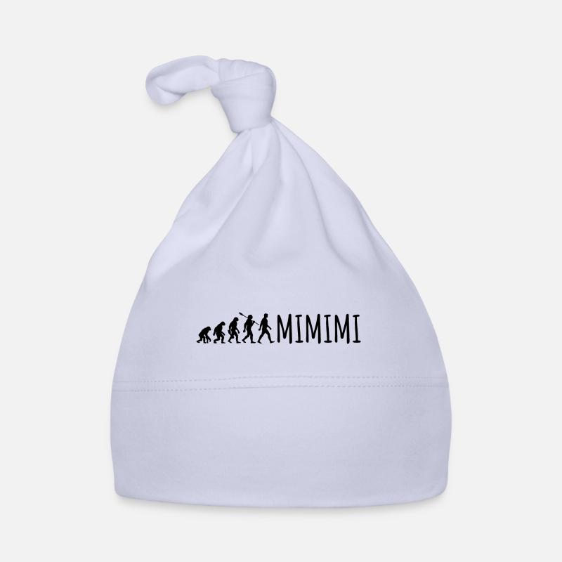 Ich höre immer nur Mimimi - Evolution Spruch Baby Bio-Mütze