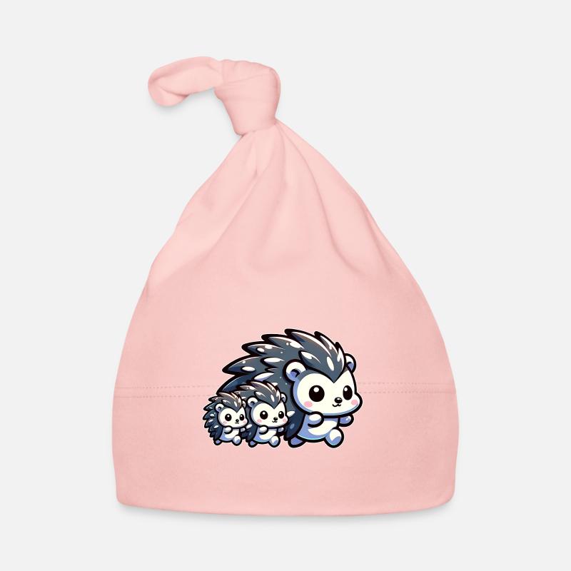 Mignon hérisson famille Bonnet bio Bébé