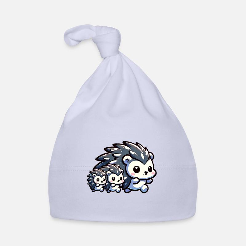 Mignon hérisson famille Bonnet bio Bébé