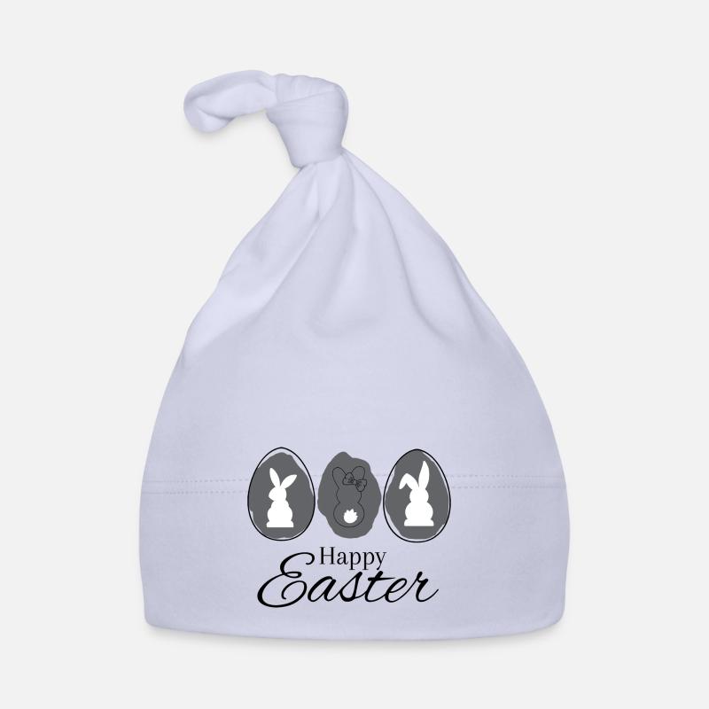 Happy Easter Shirt Women's Gift Idea Organic Baby Cap