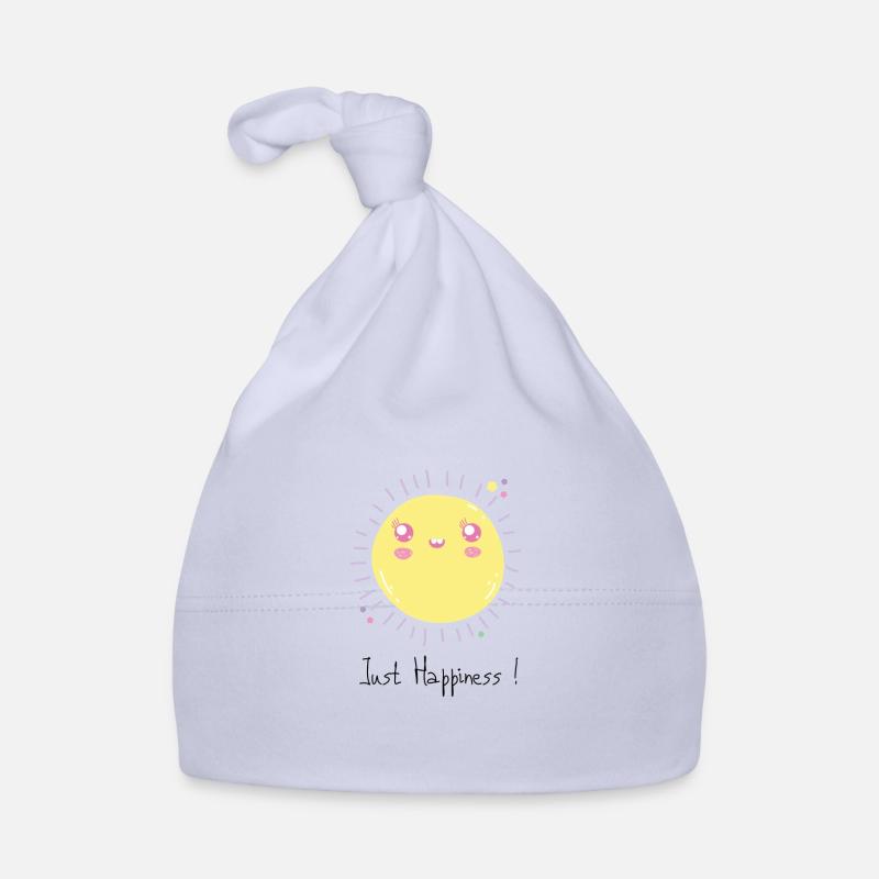 Design mignon de soleil représentant la Joie ! - Bonnet bio Bébé - ciel