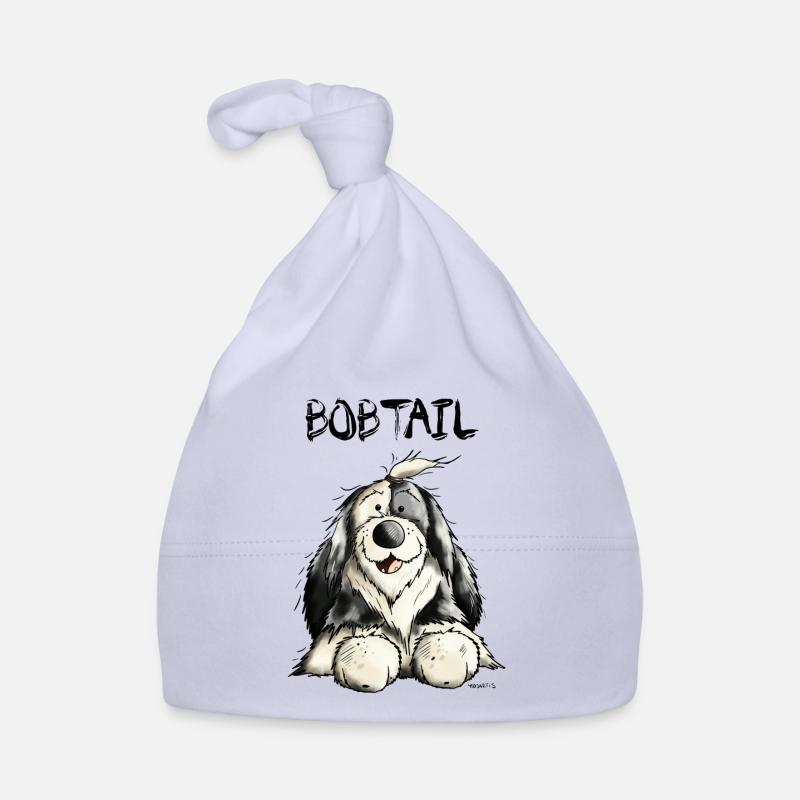 Knuffiger Bobtail Baby Bio-Mütze