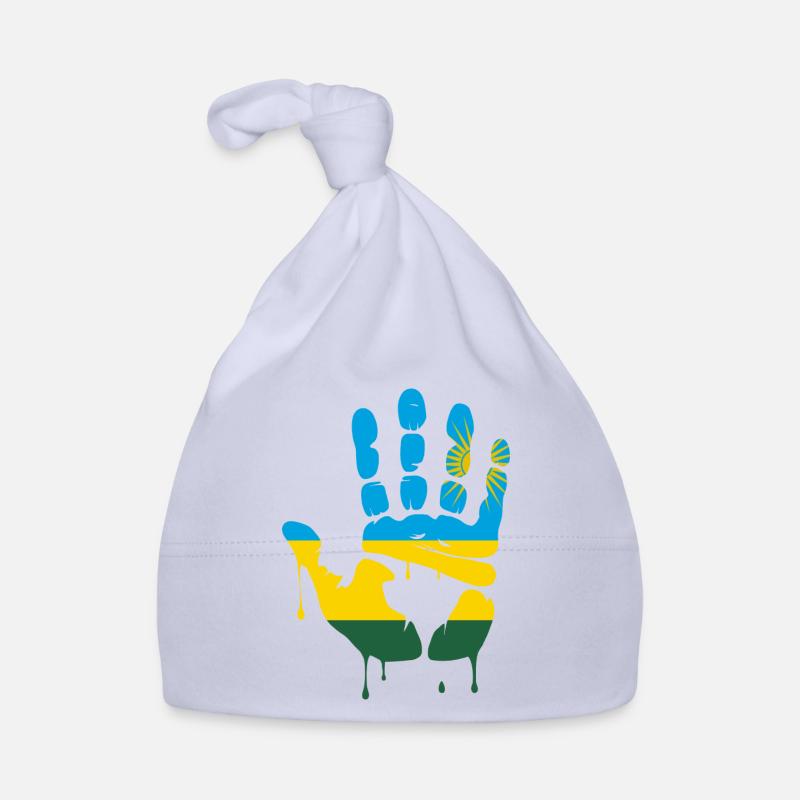 Donnez-moi cinq Rwanda - Bonnet bio Bébé - ciel