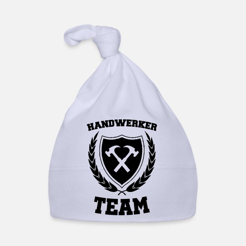 handwerker team Baby Bio-Mütze