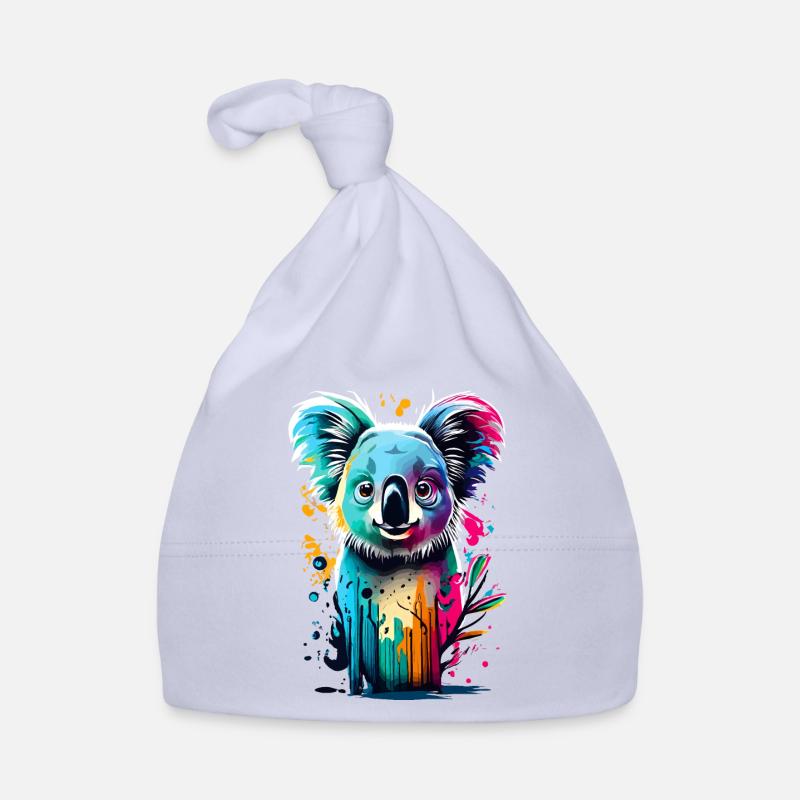 Koala Farbenfroh - Koala Bär Australien Beuteltier Baby Bio-Mütze