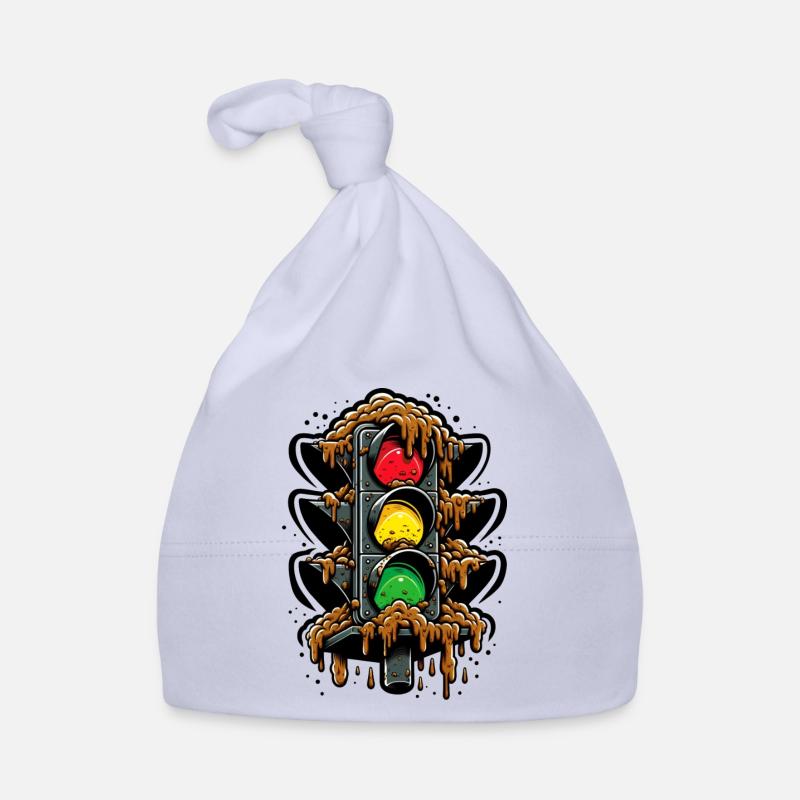 Classic German traffic light Organic Baby Cap
