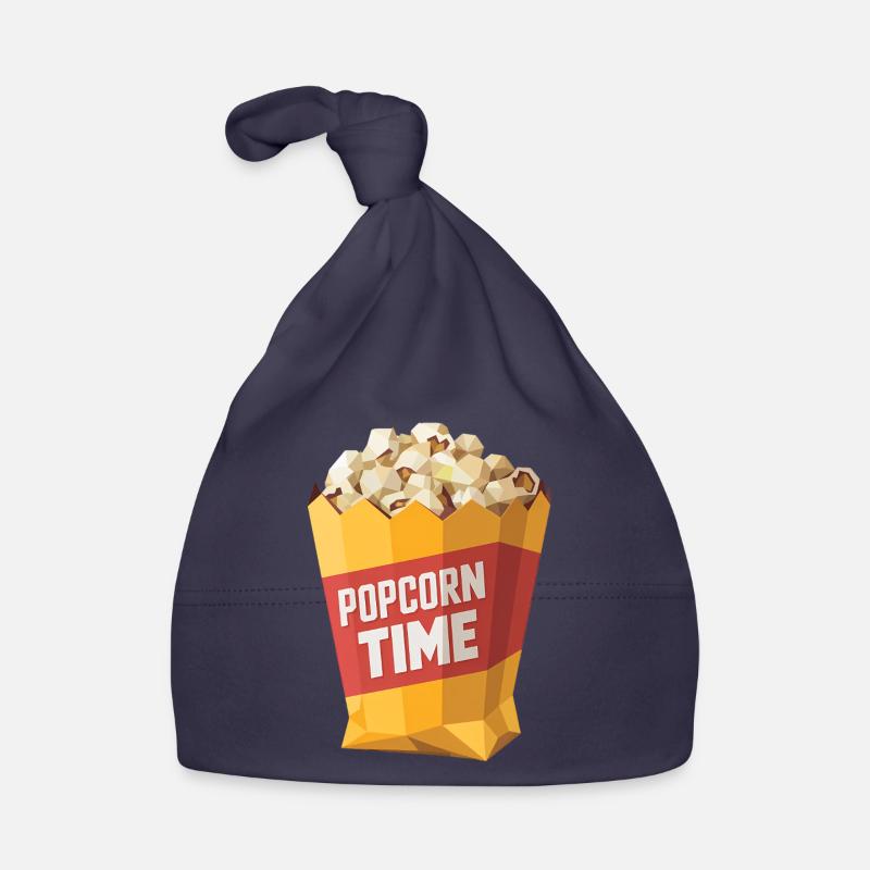 Popcorn-Tüte - Cooles Low Poly Logo Baby Bio-Mütze