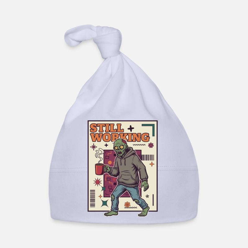 Still at Work Zombie Coffee Force Organic Baby Cap