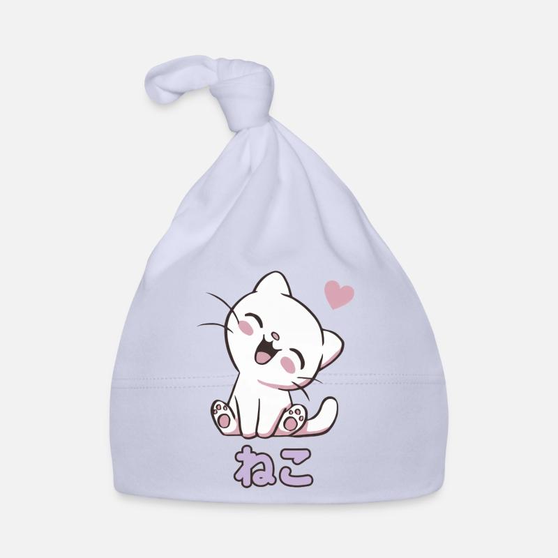 Cœurs de chat câlins Neko Bonnet bio Bébé