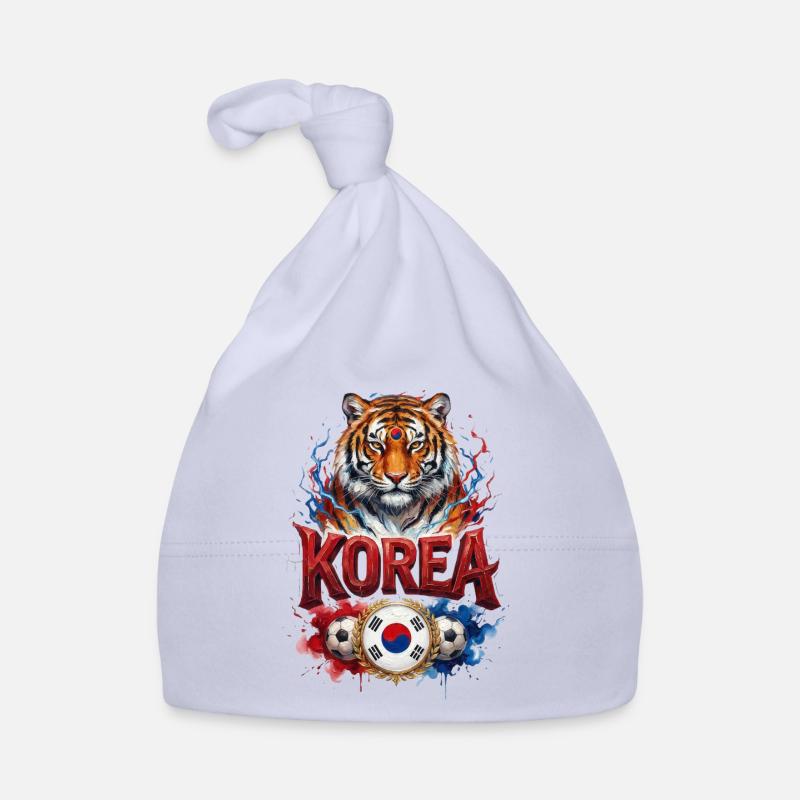Corée - Guerriers Taeguk - Tigres d’Asie - Red Dev Bonnet bio Bébé