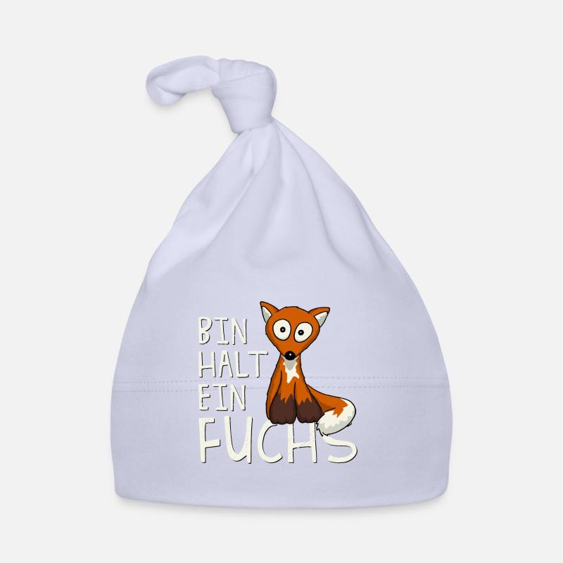 Bin halt ein süßer schlauer fuchsiger Fuchs Baby Bio-Mütze