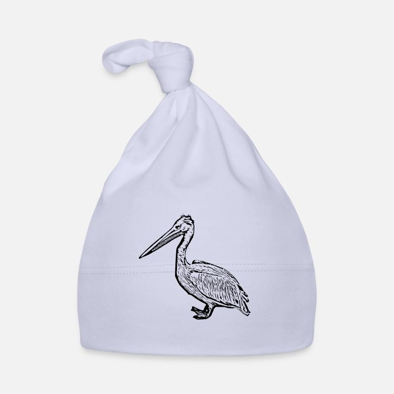 Pelikane Vogel Vögel Pelecanus Baby Bio-Mütze