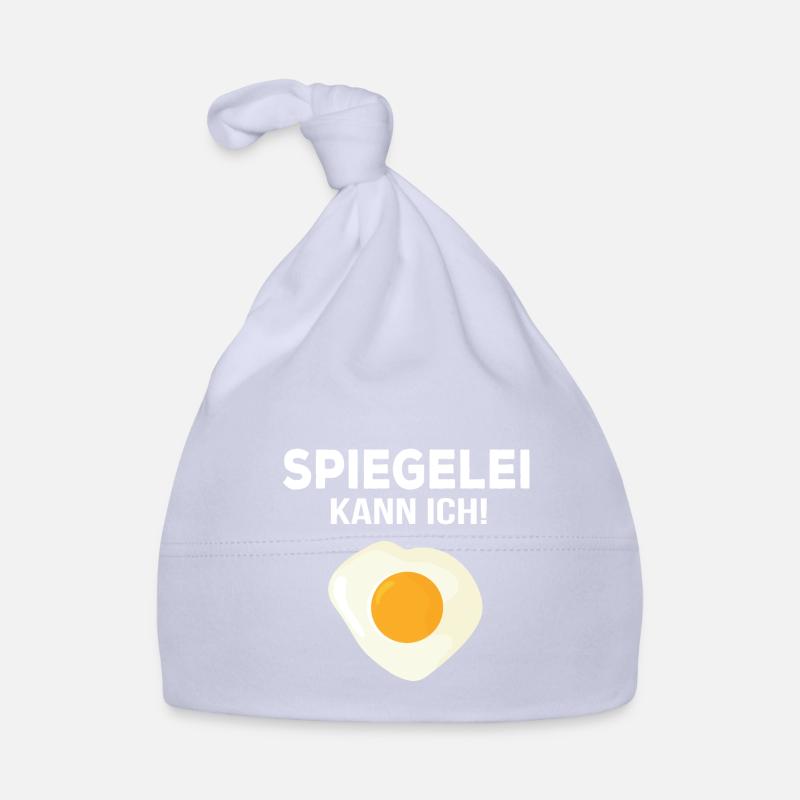 Spiegelei kann ich Eier Koch kochen braten Spruch Baby Bio-Mütze