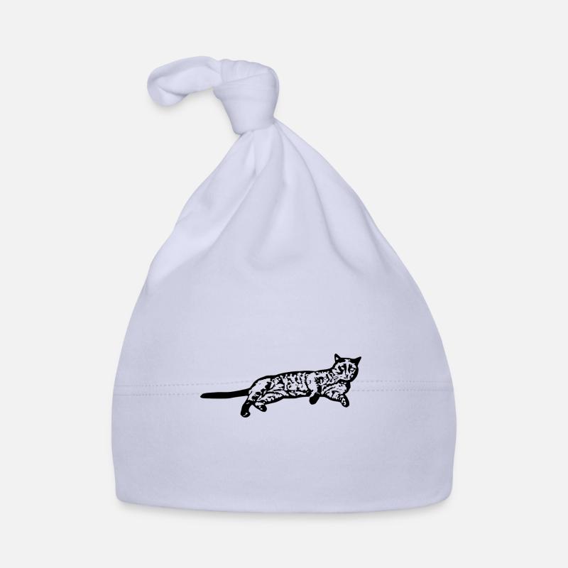 Chat chat noir chaton Bonnet bio Bébé