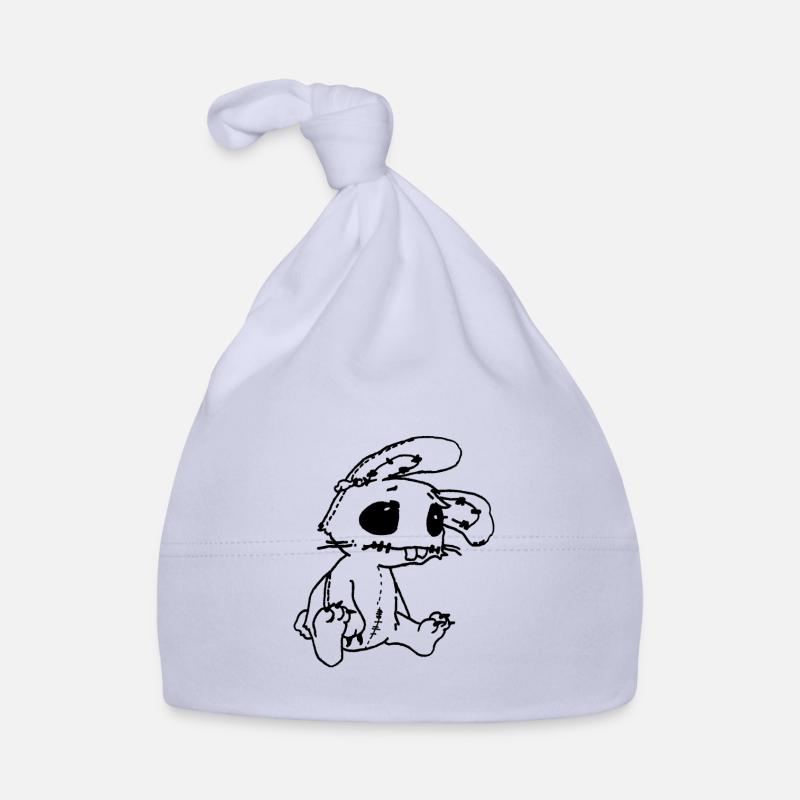 Sad Rabbit - drôle de lapin emo Bonnet bio Bébé