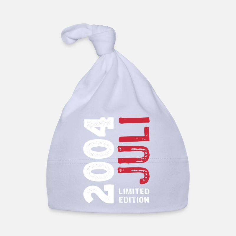 Limited Edition Juli 2004 - Geburtstag - Geschenk Baby Bio-Mütze