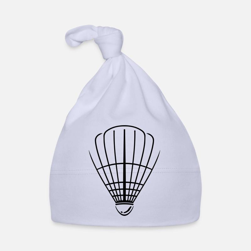 Badminton Symbol Organic Baby Cap