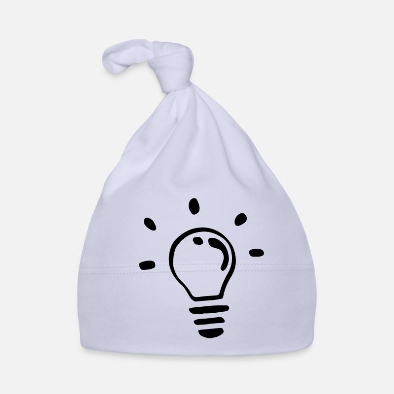 Einzelne Glühbirne / single light bulb Baby Bio-Mütze