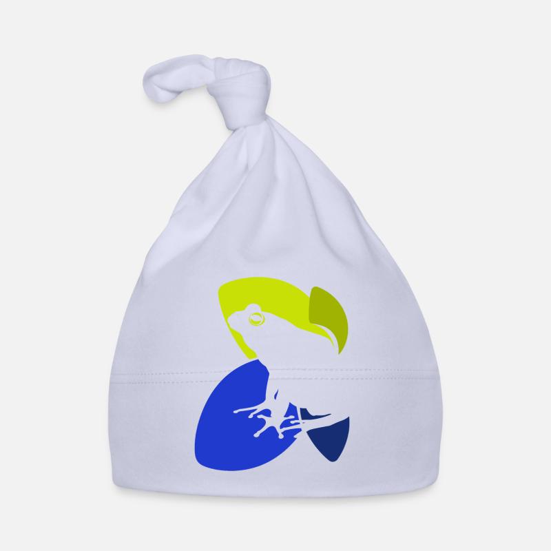 Frosch Teich Molch Baby Bio-Mütze