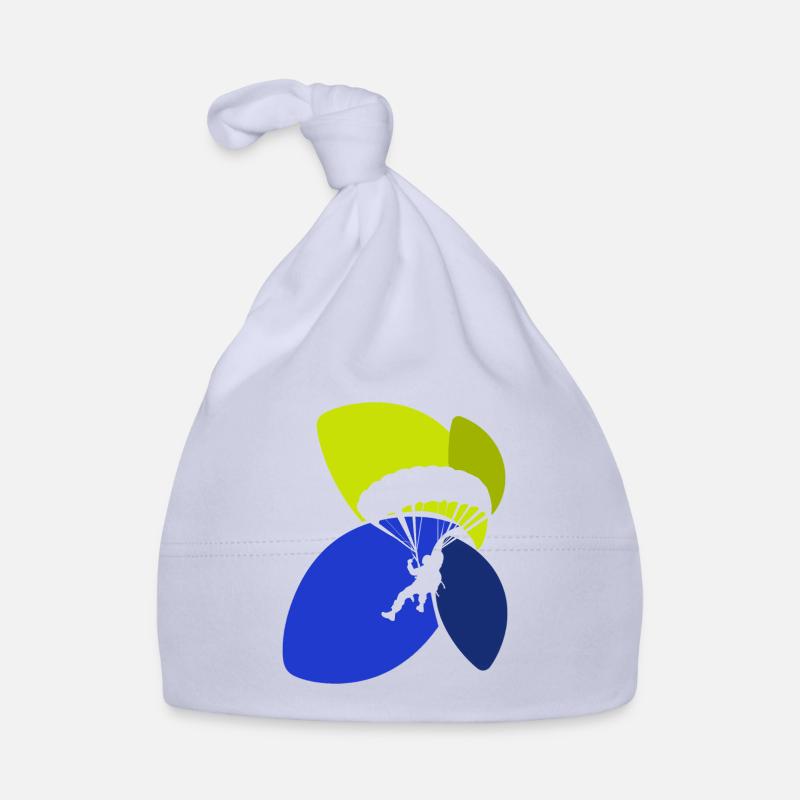 Paragliding Fallschirm Para - Baby Bio-Mütze - Sky