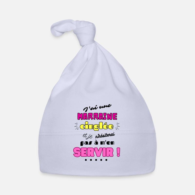 Marraine cinglée Bonnet bio Bébé