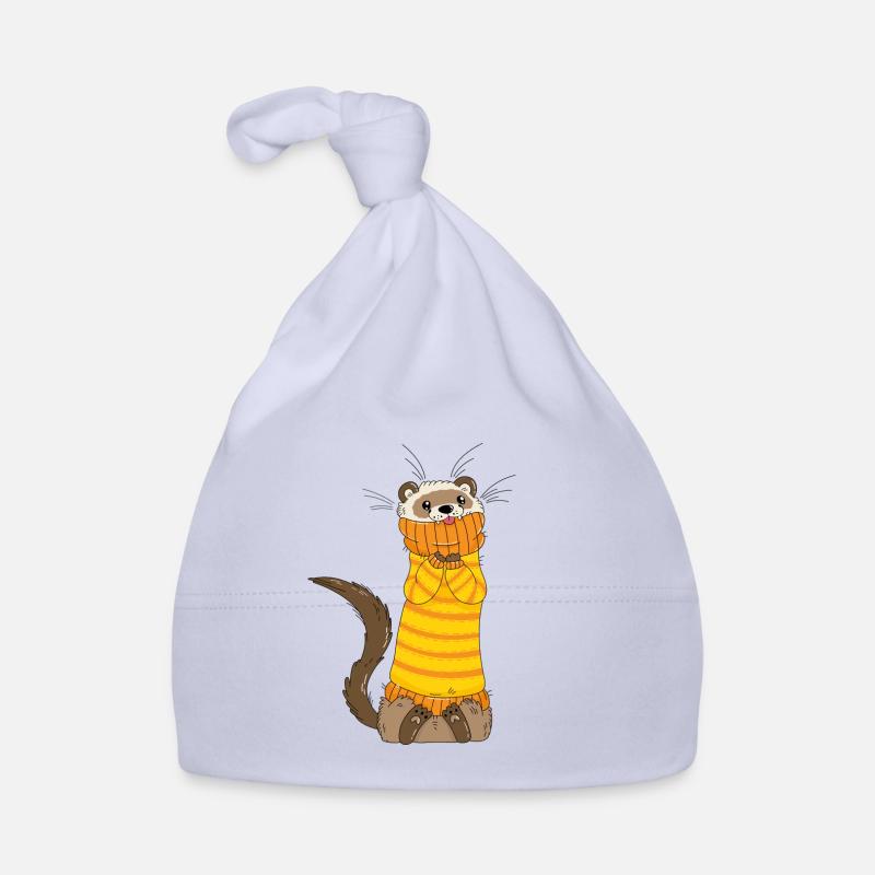 Frettchen Baby Bio-Mütze