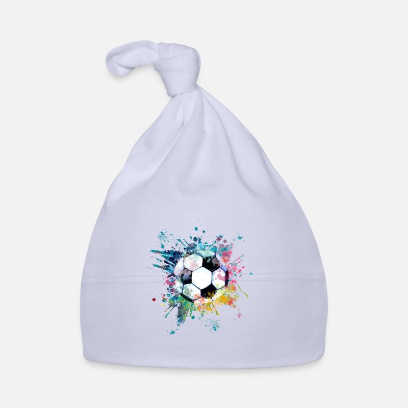 A eau explosion de couleur Splash Design Football Bonnet bio Bébé
