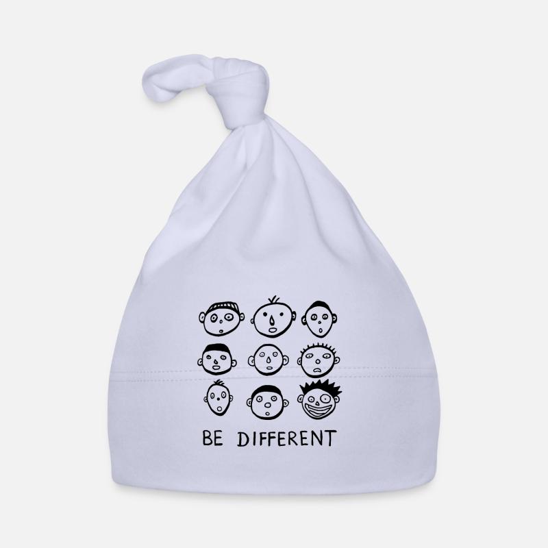 Be different sei anders statement cool lustig Baby Bio-Mütze