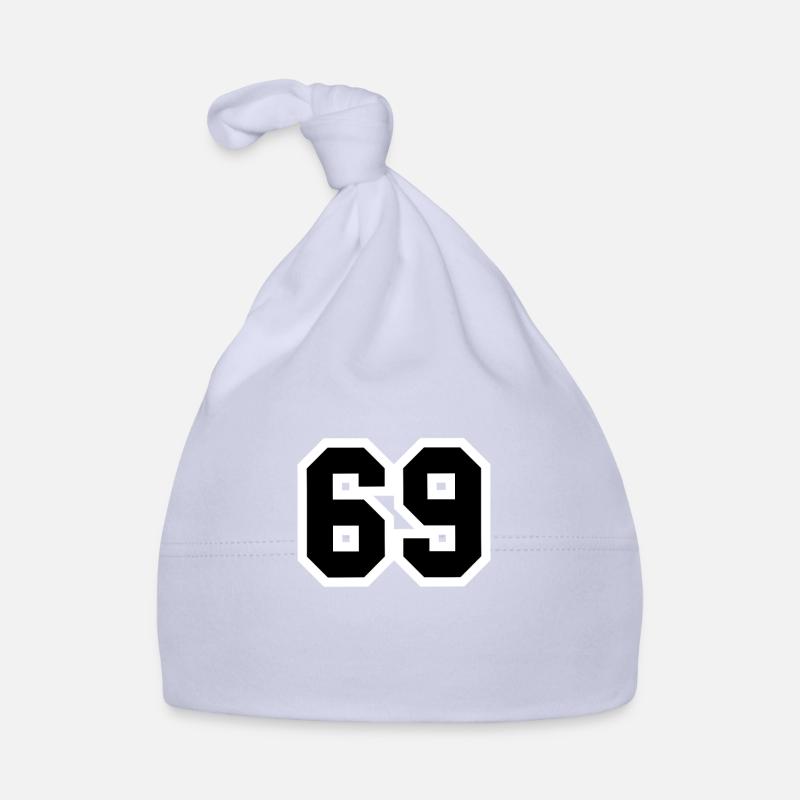 69 number Organic Baby Cap
