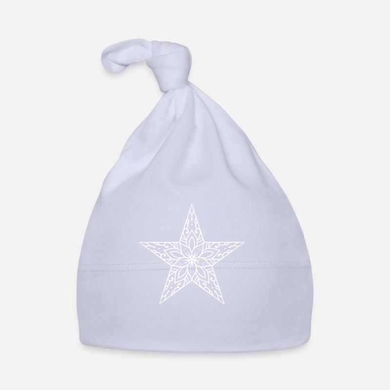 Mandala étoilé Bonnet bio Bébé